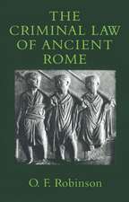 The Criminal Law of Ancient Rome