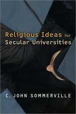 Religious Ideas for Secular Universities