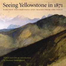 Seeing Yellowstone in 1871: Earliest Descriptions and Images from the Field