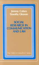 Social Research in Communication and Law