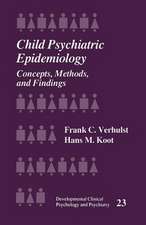 Child Psychiatric Epidemiology: Concepts, Methods and Findings