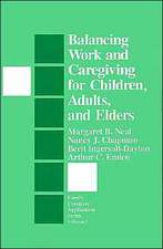 Balancing Work and Caregiving for Children, Adults, and Elders