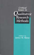 Critical Issues in Qualitative Research Methods