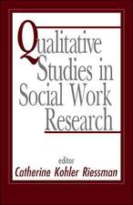 Qualitative Studies in Social Work Research