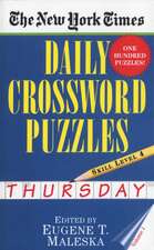 The New York Times Daily Crossword Puzzles (Thursday), Volume I