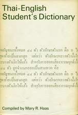 Thai-English Student’s Dictionary