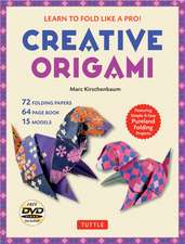 Creative Origami Kit: Learn to Fold Like a Pro!: Instructional DVD, 64-Page Origami Book, 72 Origami Papers: Original Easy Origami for Kids or Adults