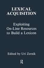 Lexical Acquisition