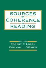 Sources of Coherence in Reading