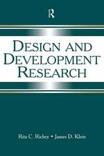 Design and Development Research: Methods, Strategies, and Issues