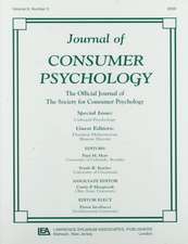 Cultural Psychology: A Special Issue of the journal of Consumer Psychology