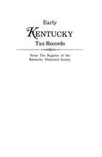 Early Kentucky Tax Records