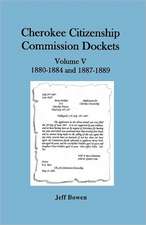 Cherokee Citizenship Commission Dockets, Volume V