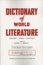 Dictionary of World Literature