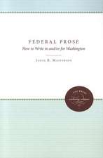 Federal Prose: How to Write in And/Or for Washington