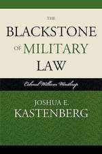 The Blackstone of Military Law