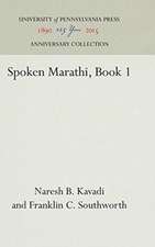 Spoken Marathi, Book 1