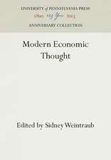 Modern Economic Thought