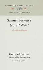 Samuel Beckett`s Novel 