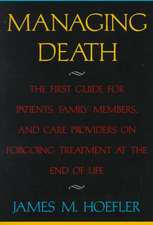 Managing Death