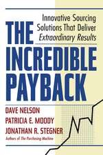 The Incredible Payback: Innovative Sourcing Solutions That Deliver Extraordinary Results