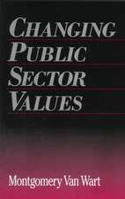 Changing Public Sector Values