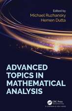 Advanced Topics in Mathematical Analysis