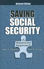 Saving Social Security: A Balanced Approach