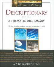 Descriptionary: A Thematic Dictionary