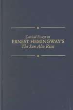 Ce E Hemingway Sun Also Rises