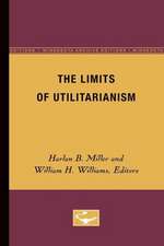 The Limits of Utilitarianism