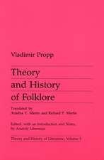 Theory and History of Folklore