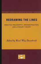 Redrawing the Lines: Analytic Philosophy, Deconstruction, and Literary Theory