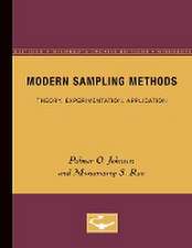 Modern Sampling Methods: Theory, Experimentation, Application