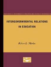 Intergovernmental Relations in Education