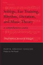 Solfege, Ear Training, Rhythm, Dictation, and Music Theory