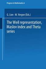 The Weil representation, Maslov index and Theta series