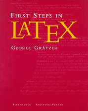 First Steps in LaTeX