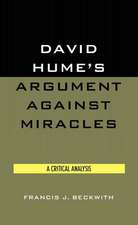 David Hume's Argument Against Miracles