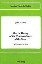 Marx's Theory of the Transcendence of the State