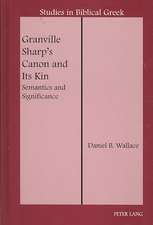 Granville Sharp's Canon and Its Kin