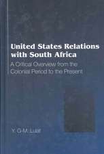 United States Relations with South Africa