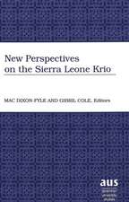 New Perspectives on the Sierra Leone Krio