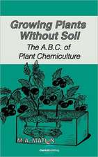 Growing Plants Without Soil, the A.B.C. of Plant Chemiculture: A Guide to Getting the Most from Your Firework Display for Designers, Firers and Event Organisers