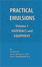 Practical Emulsions, Volume 1, Materials and Equipment