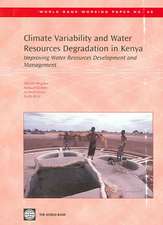 Climate Variability and Water Resources Degradation in Kenya: Improving Water Resources Development and Management