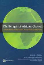 Challenges of African Growth: Opportunities, Constraints, and Strategic Directions