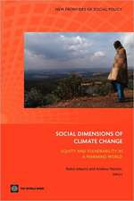 Social Dimensions of Climate Change: Equity and Vulnerability in a Warming World