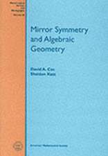 Mirror Symmetry and Algebraic Geometry