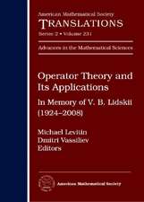 Operator Theory and Its Applications